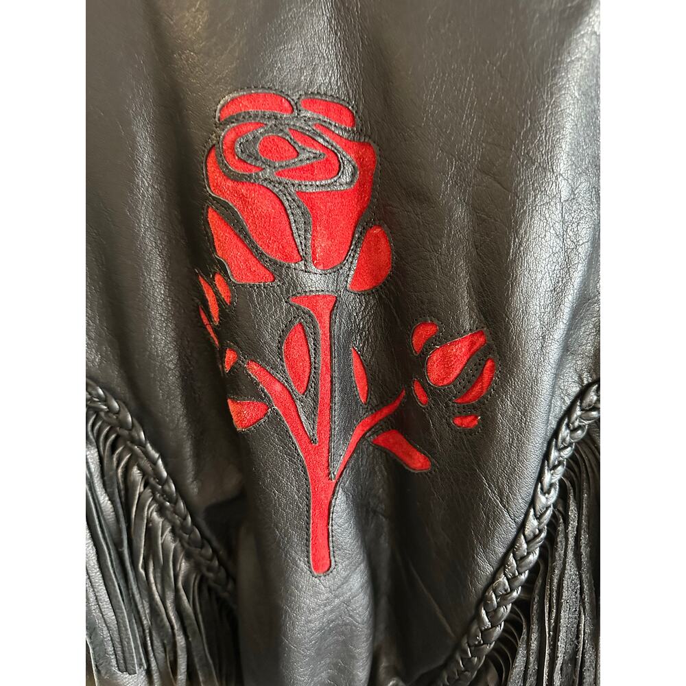 Hot Leathers women’s black friinge jacket - Picture 2 of 12